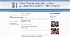 Desktop Screenshot of milejow.psouu.org.pl